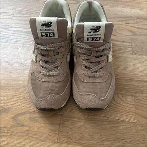 New Balance 574 Sneakers in Tan